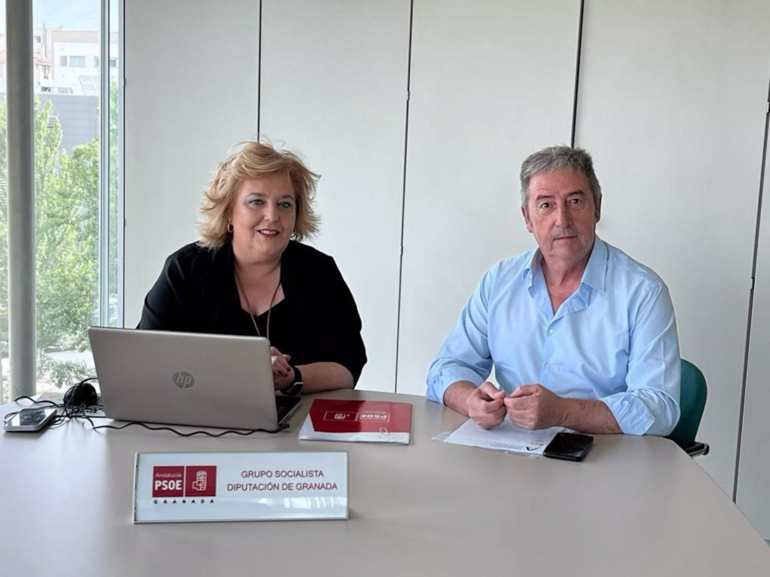 Los diputados del PSOE en la Diputación de Granada Fátima Gómez y Manuel Martínez, en imagen de archivo (PSOE) Los diputados del PSOE en la Diputación de Granada Fátima Gómez y Manuel Martínez, en imagen de archivo (PSOE)