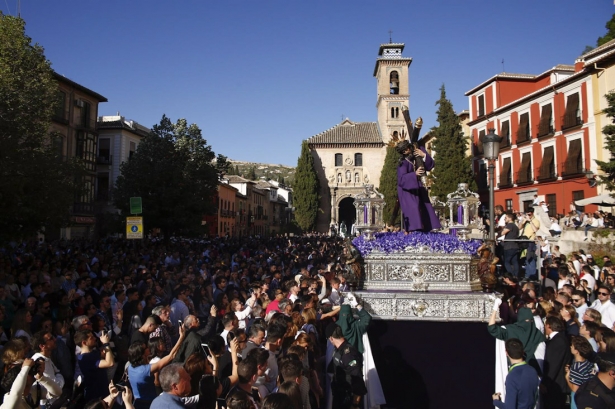 Procesión de Nuestro Padre Jesús del Gran Poder en Martes Santo en Granada, en imagen de archivo (ÁLEX CÁMARA - EUROPA PRESS)