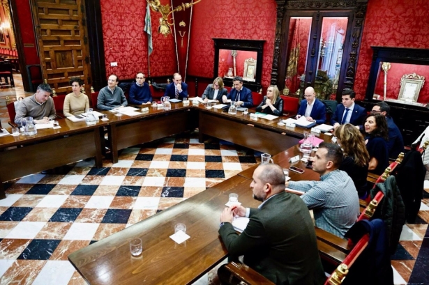 Reunión de la mesa técnica para la integración del ferrocarril, en imagen de archivo (AYUNTAMIENTO)