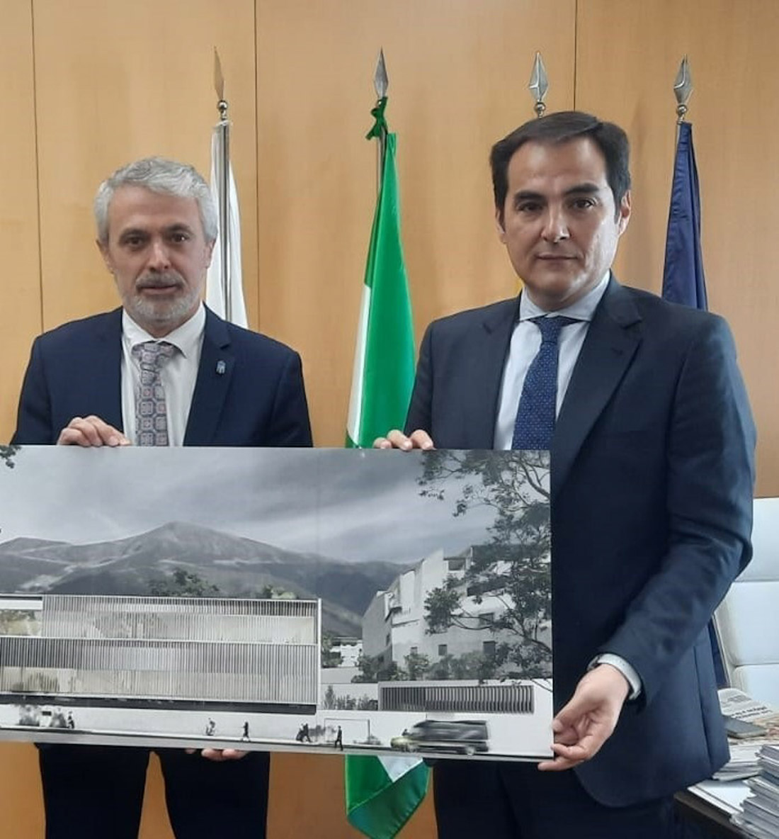 Imagen de archivo de la presentación del proyecto de la nueva sede judicial de Órgiva (JUNTA DE ANDALUCÍA) Imagen de archivo de la presentación del proyecto de la nueva sede judicial de Órgiva (JUNTA DE ANDALUCÍA)