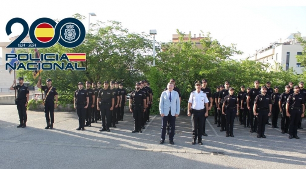 Recibimiento a los nuevos agentes en prácticas (POLICIA NACIONAL)