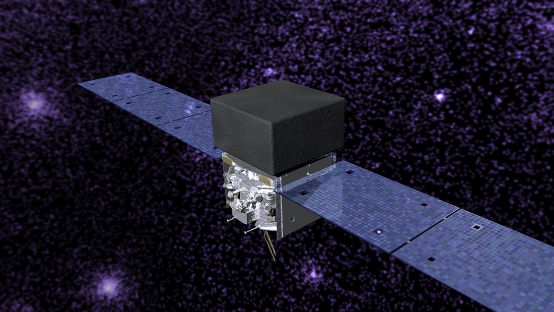 Imagen remitida por el IAA-CSIC de una ilustración del telescopio espacial de rayos gamma Fermi (NASAS GODDARD SPACE FLIGHT CENTER/CONC. IMAGE LAB) Imagen remitida por el IAA-CSIC de una ilustración del telescopio espacial de rayos gamma Fermi (NASAS GODDARD SPACE FLIGHT CENTER/CONC. IMAGE LAB)