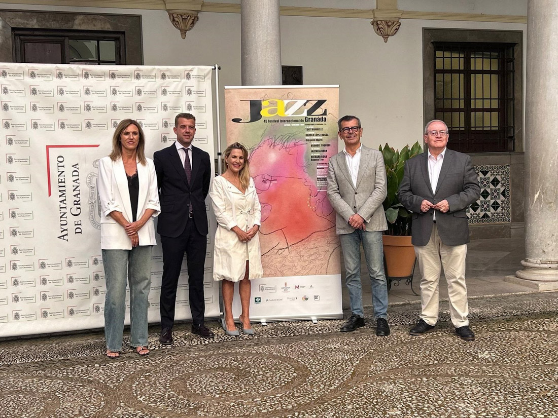 Presentación de la 45 edición del Festival Internacional de Jazz de Granada (AYUNTAMIENTO DE GRANADA) Presentación de la 45 edición del Festival Internacional de Jazz de Granada (AYUNTAMIENTO DE GRANADA)