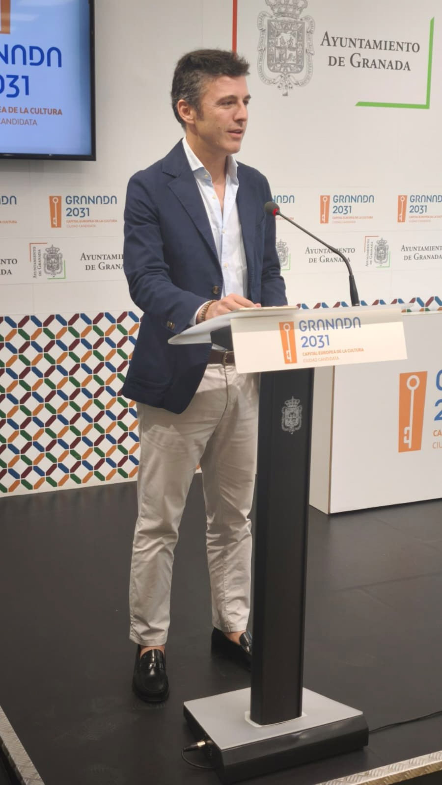 El portavoz del equipo de gobierno local de Granada, Jorge Saavedra, en imagen de archivo (AYUNTAMIENTO) El portavoz del equipo de gobierno local de Granada, Jorge Saavedra, en imagen de archivo (AYUNTAMIENTO)