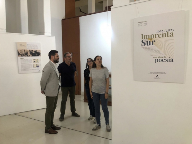 Presentación de la exposición `1925-2025. Imprenta Sur: 100 años de poesía` (JUNTA)