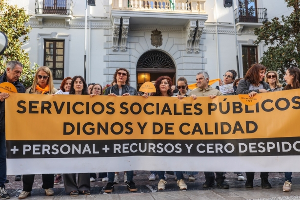 Concentración del personal de servicios sociales (GPMEDIA) Concentración del personal de servicios sociales (GPMEDIA)