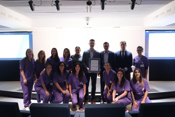 El director-gerente de los centros de San Juan de Dios en Granada, José Luis Castellar; el gerente de la Fundación Progreso y Salud, Gonzalo Balbontín, y el responsable del CAIT San Rafael, Armando Montes (ORDEN HOSPITALARIA)