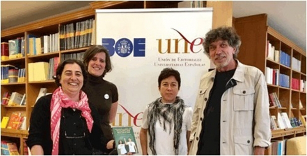 Carmen Ruiz Repullo, en el centro en la imagen de archivo (PRENSA UNE)