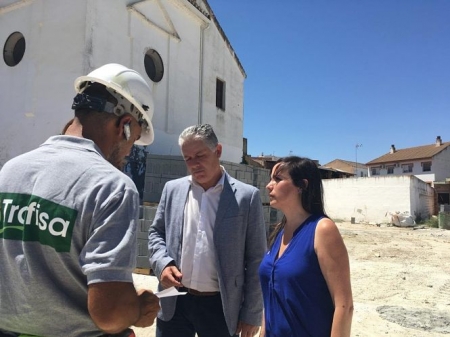 El Diputado de obras públicas en funciones ha visitado Las Tablas (DIPUTACIÓN)