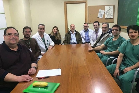 Equipo de urología del Hospital Virgen de las Nieves (JUNTA