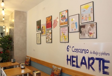 Obras ganadoras del VI Concurso de dibujo y pintura Helarte