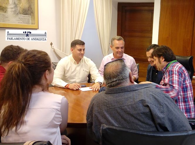 Reunión de AAF Baza com miembros del PP en el Parlamento andaluz (AAF BAZA)