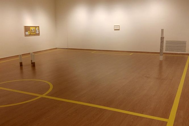 Sala Ático convertida en una pista polideportiva (DIPGRA)