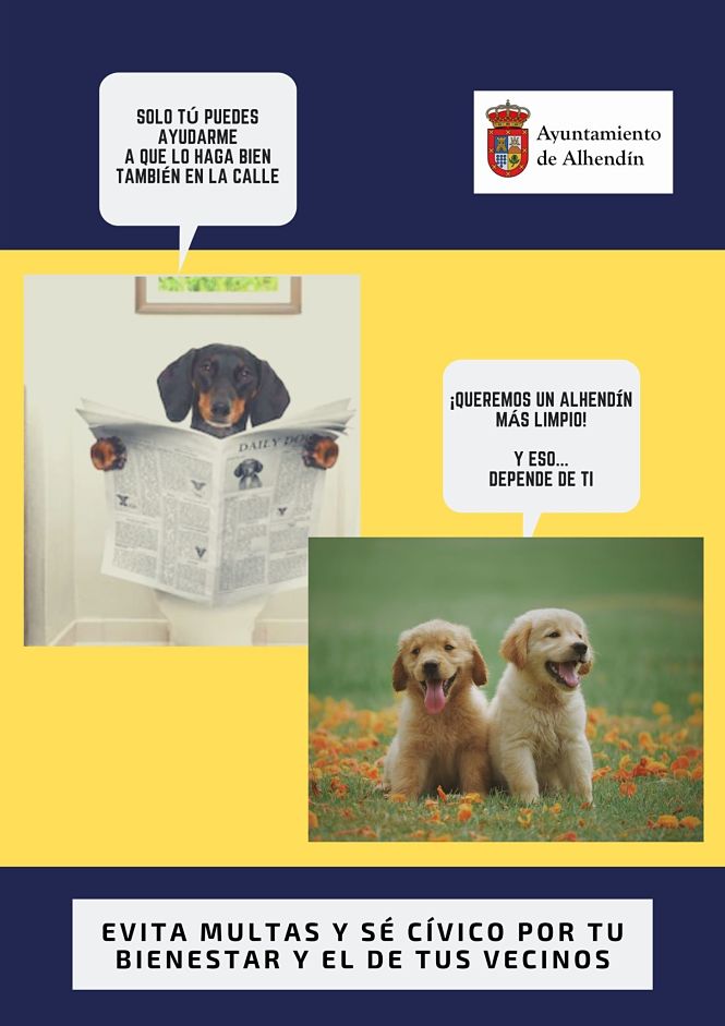 Presentación de la campaña de recogida de excrementos de Alhendín (AYTO. ALHENDÍN)