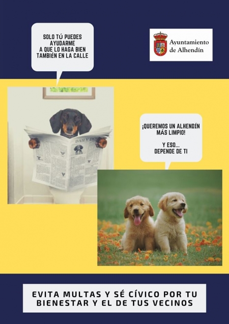 Presentación de la campaña de recogida de excrementos de Alhendín (AYTO. ALHENDÍN)