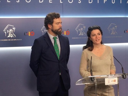 Macarena Olona Diputada nacional de Vox 