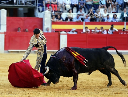 Momento de la Primera corrida de la Feria del Corpus (AGUSTÍN ARJONA)