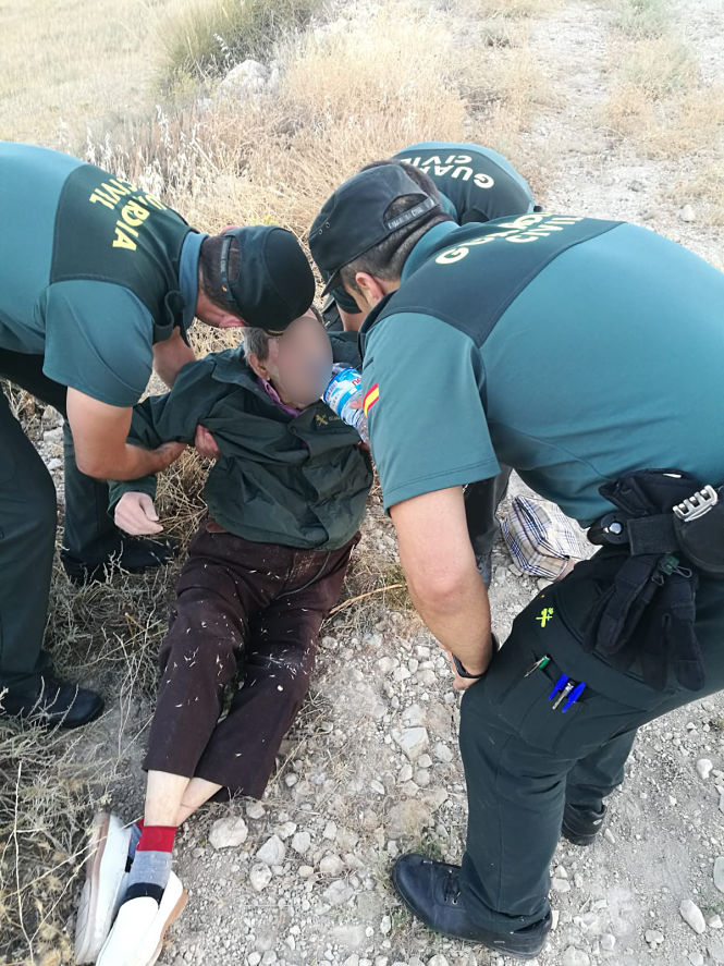La Guardia Civil ha localizado al anciano (OPC GUARDIA CIVIL) 