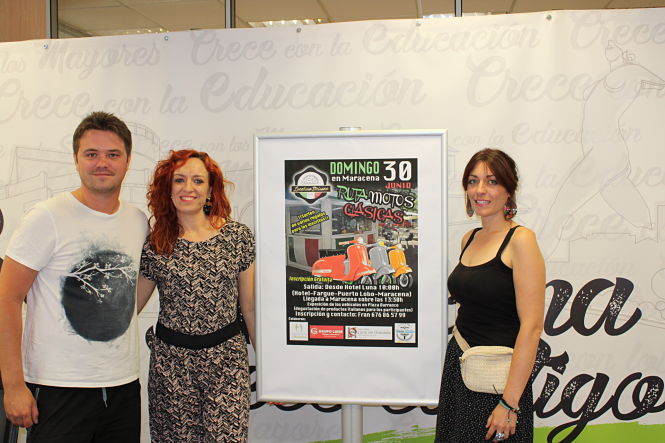 Presentación de la concentración de Vespas y motos clásicas (AYTO. MARACENA)