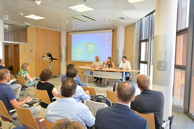 Virginia Fernández ha participado en la apertura de la jornada de promoción del Programa Eurostars (JUNTA) 