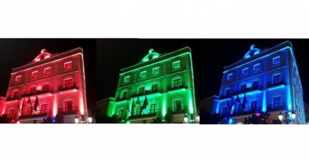 Ayuntamiento de Almuñécar iluminado (AYTO. ALMUñËCAR)