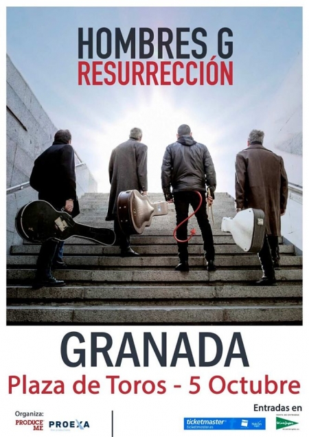 Hombres G actuarán en Granada (PROEXA)