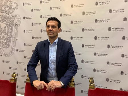 Francisco Cuenca en rueda de prensa (PSOE)