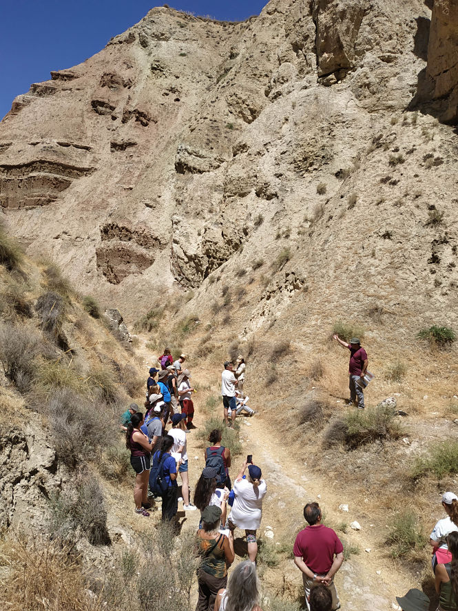 Participantes en el Curso de Guias para el Geoparque (DIPGRA)