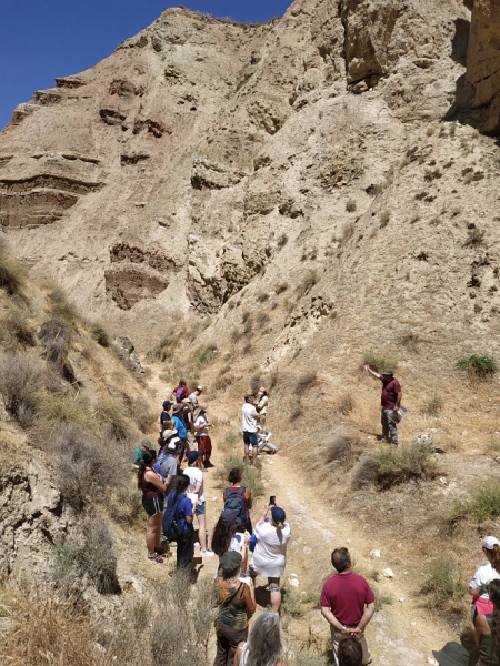 Participantes en el Curso de Guias para el Geoparque (DIPGRA) Participantes en el Curso de Guias para el Geoparque (DIPGRA)