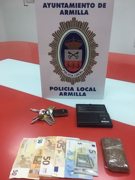 Sustancias incautadas por la Policía Local de Armilla (AYTO. ARMILLA) 