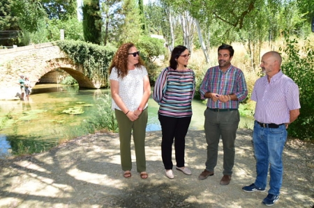 La Delegada de agricultura ha visitado el coto de pesca de Riofrio (JUNTA)