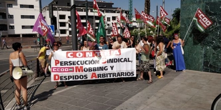 Concentración de CCOO en el C.C. Comercial Nevada (CCOO)