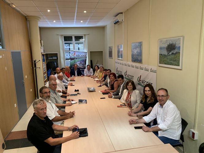 Reunión entre miembros del PSOE y Aecost (PSOE)