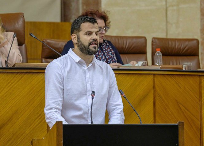 Chus Fernández, parlamentario andaluz de Adelante Andalucia (IU) 