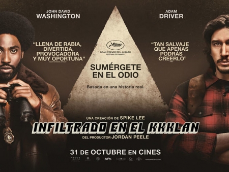 `Infiltrado en el KKKlan` se podrá disfrutar en Cinema en la plaza `Infiltrado en el KKKlan` se podrá disfrutar en Cinema en la plaza