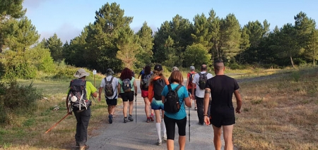 los vecinos de Cúllar Vega y Armilla durante el Camino de Santiago (AYTO. CULLAR VEGA)