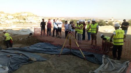 Visitas de los ediles accitanos a las obras de restauración de La Alcazaba (AYTO. GUADIX) Visitas de los ediles accitanos a las obras de restauración de La Alcazaba (AYTO. GUADIX)