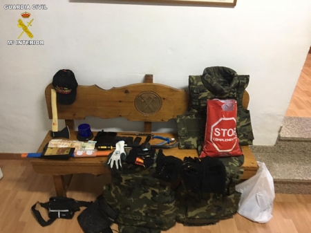 Efectos intervenidos por la Usecic (GUARDIA CIVIL)