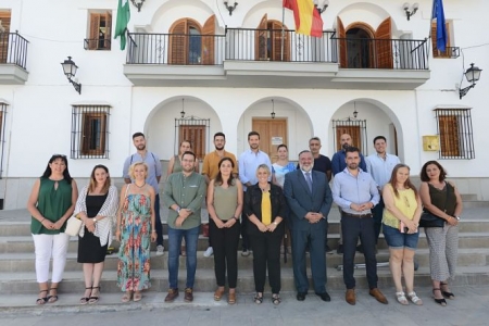 Pablo García junto al equipo de gobierno de Las Gabias (JUNTA)