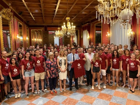 Estudiantes que participaron en el encuentro (AYYO. GRANADA)