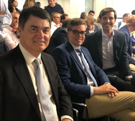 Carlos Rojas y Vicente Azpitarte junto a Pablo Montesinos en la Junta Directiva Nacional del PP (PARTIDO POPULAR)
