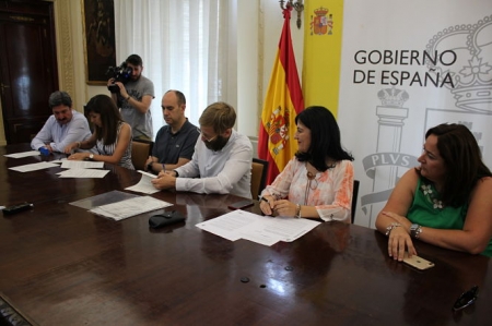 Firma de los contratos de tyransición ecológica (SUBDELEGACIÓN)