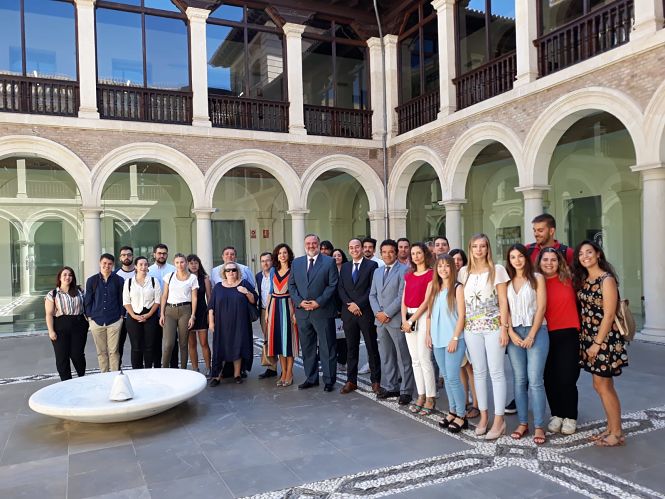 El Delegado del gobierno ha recibido a los estudiantes de derecho (JUNTA) 