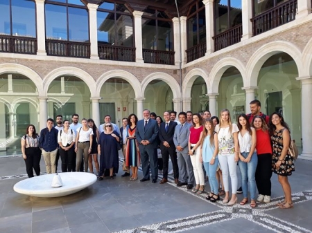 El Delegado del gobierno ha recibido a los estudiantes de derecho (JUNTA) 