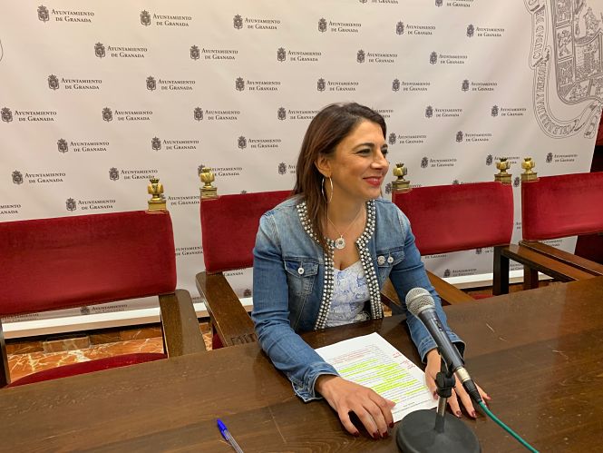 Raquel Ruz, en rueda de prensa (PSOE)