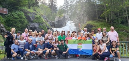 El grupo de Cúllar Vega en Pont D`Espagne (AYTO. CÚLLAR VEGA)