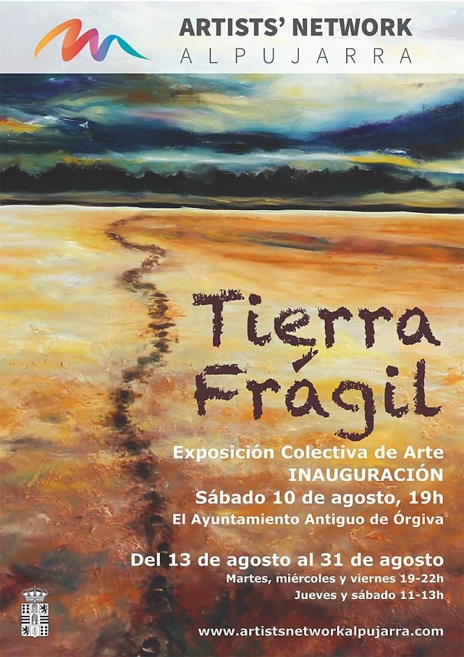 Cártel de la exposición de Órgiva 