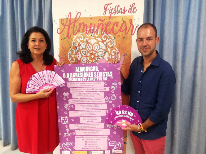 Presentación de la campaña para prevenir las agresiones sexistas (AYTO. ALMUÑÉCAR)