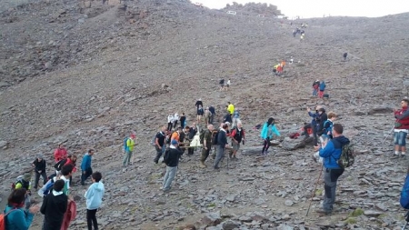 Romería en Sierra Nevada