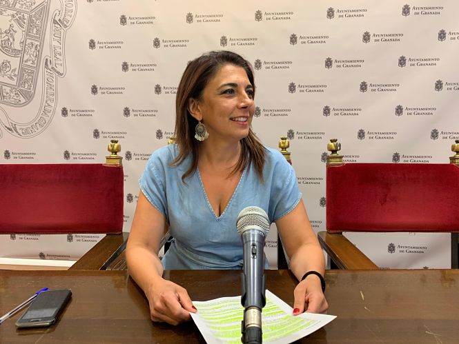 Raquel Ruz en rueda de prensa (PSOE)